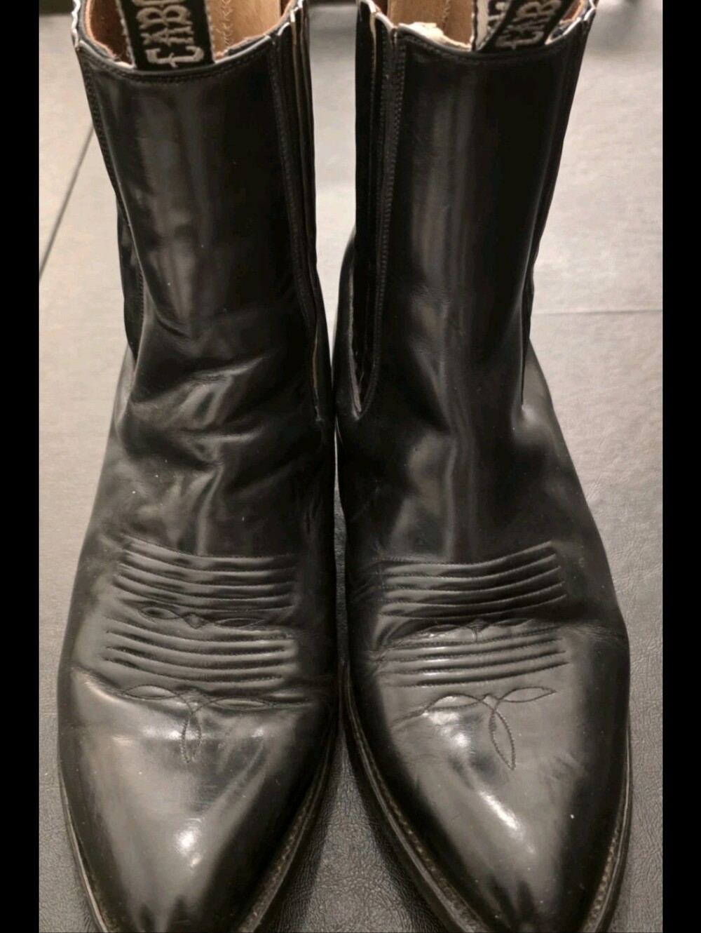 Mens Caborca Boots 29 - US 11.5 Black